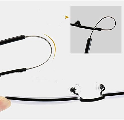 Progressive Multifocus Computer Reading Glasses Blue Light Blocking No Line Lenses Multifocal Readers for Men and Women