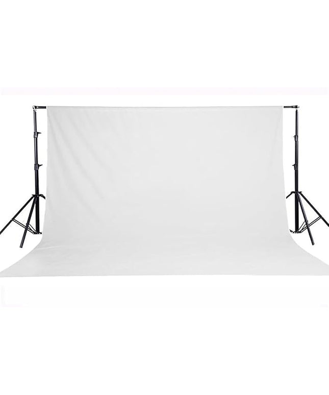 Solid Photography Backdrop Background Chromakey Muslin Portrait Background Screen for Photo Video Studio… (White, 10x7ft)