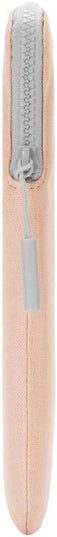 Incase Slim Sleeve with Woolenex for 13" MacBook/Laptop and iPad/Tablet - Padded Carry Case with Faux Fur Lining, Protective Cover, Vislon Zipper for Easy Access, Durable - Blush Pink