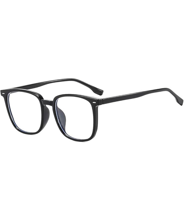 Siming Blue Light Blocking Glasses for Women and Men, Better Sleep, Black Frame，Simple and elegant