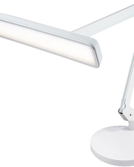 Neatfi XL 2,500 Lumens LED Task Lamp, 30W, 162 Pcs SMD LED, Dimmable, Eye-Caring, Desk Light for Home, Office (Non-CCT with Base, White)