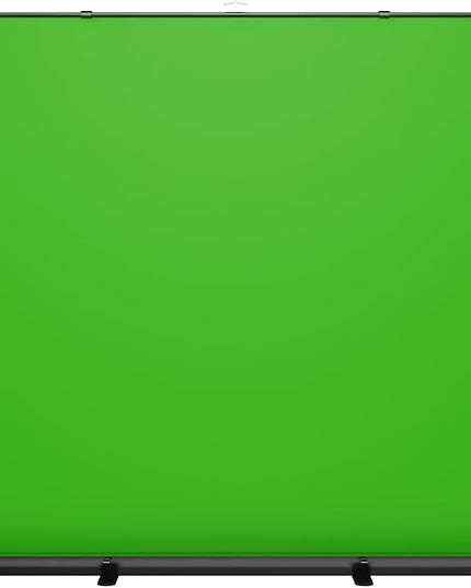 NearStream Green Screen Backdrop 78.7 x 89.3 in, Chroma Key Background, Auto-Locking Portable Foldable Fabric for Video Recording/Streaming/Photography/Zoom & Virtual Meetings, Pull-Up Design (VK50)