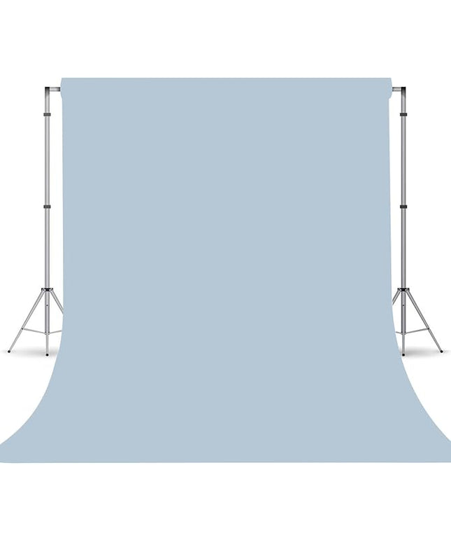 Dusty Blue Photography Backdrop for Photoshoot, Photo Backdrop Curtain, Perfect Blue Aura Backdrops for Party Portrait Photoshoots Video Studio 8FTx10FT