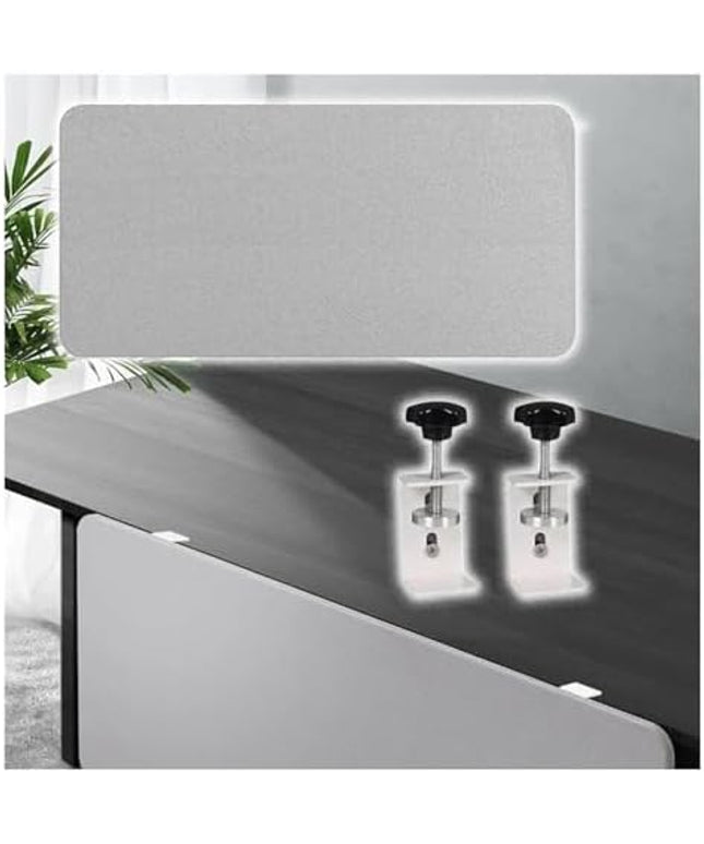 Desk Divider Privacy Shield - Soundproof Under-Desk Panels for Office & Study, Noise Reduction, Easy Installation, Personal Space Shield for Students & Professionals