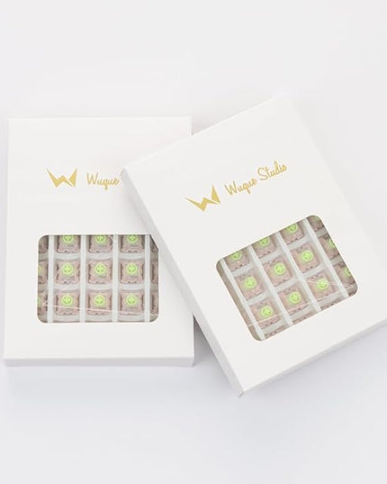 WS BigLucky Keyboard Switches, Mechanical Linear Switches with LED Diffuser 5 Pins Pre Lubed Key Switch for MX Mechanical Keyboard 35Pcs (Light Pink)