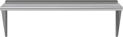 AmGood 48" Long X 24" Deep Stainless Steel Wall Shelf | NSF Certified | Appliance & Equipment Metal Shelving | Kitchen, Restaurant, Garage, Laundry, Utility Room