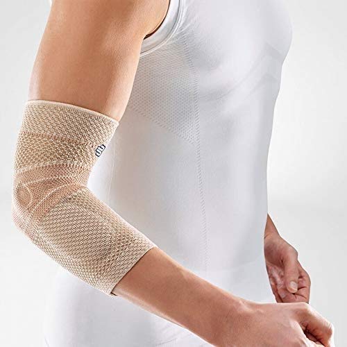 Bauerfeind - EpiTrain - Elbow Support - Targeted Compression for Chronic Elbow Pain - Size 3 - Color Nature