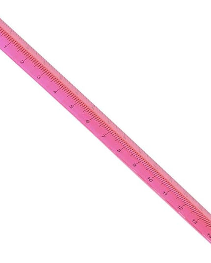 Triangular Ruler 15CM Plastic Straight Ruler Practical Student Stationery Dual Scale Measuring Tool Office School Supplies Random Color