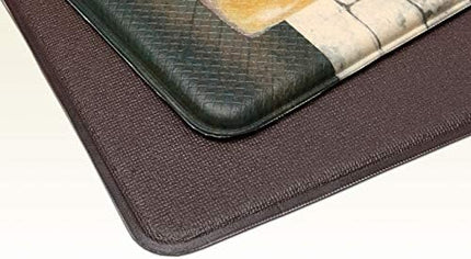 UpNUpCo Artistic Beautiful Anti Fatigue Kitchen Floor Mat - Unique Floor Mats - Pain Relief Padded Kitchen Mats - Floor Mats For In Front Of Sink - Memory Foam 30" X 17.5" X 10mm Sunset Beach