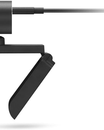 Lenovo HD 1080p Webcam (510 FHD)- Black w/ 4X Digital Zoom, 95° Wide Angle, 360° Rotation Pan & Tilt, Dual Microphones & Windows Hello