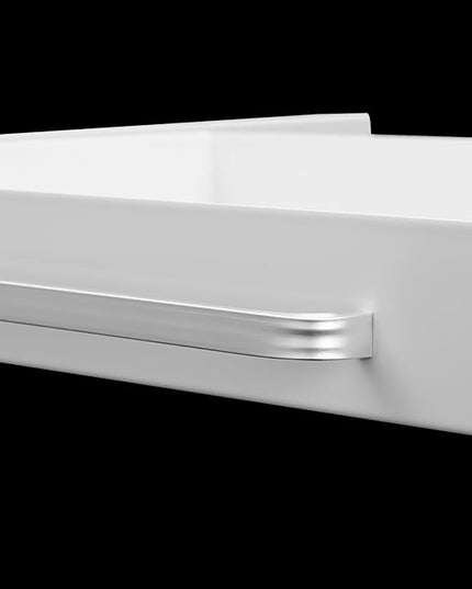 21.5" Under Desk Drawer Slide Out For Office Desk with 2 Dividers, Storage Organizer For Sit Stand Workstation, White