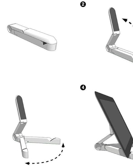 Kado Tablet Stand for Portable Monitor, Adjustable Tablet Holder Foldable, iPad Accessories for Office Compatible with Kindle, Switch, Surface Pro, iPad Pro/Air/Mini, iPhone Pro/Max/Plus