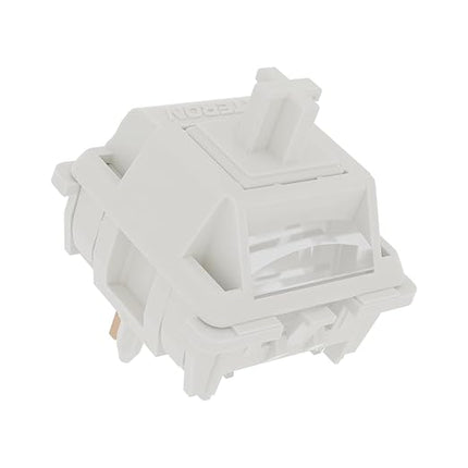 Linear Mechanical Keyboard Switches，Gateron Smoothie 40gf Switche，5 Pins Stem Pre Lubed Key Switche Compatible with MX Keycaps for Gaming Keyboard (90x Switches)