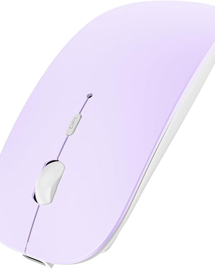 SUNGI Bluetooth Mouse,Rechargeable Wireless Mice for MacBook Pro/MacBook Air,Bluetooth Wireless Mouse for Laptop/PC/Mac/iPad pro/Computer,Purple