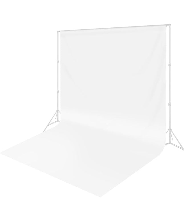 10 x 20 ft White Backdrop Background White Screen for Photography Video Recording Picture Shooting high Density Polyester Fabric Pure Recording Parties Curtain