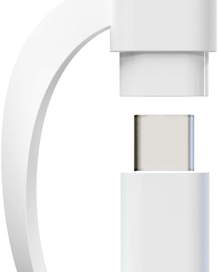 TechMatte Charging Adapter Compatible with Apple Pencil 1st Generation, Lightning to USB-C Charger Connector, Supports Pairing with iPad 10th/11th A16 2025 Gen
