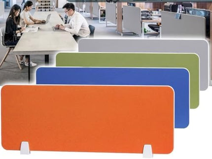 Desk Privacy Panel, Acoustic Divider, Sound-Absorbing Office Partition, Ideal for Home & Workplace, Enhance Noise Control, Modern Divider