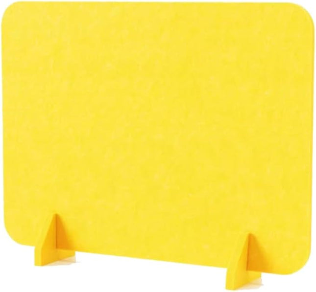 Acoustic Desk Divider Panel for Privacy, Reduces Noise & Visual Distractions, Ideal Home Offices, Modern Office Partition, Soundproof Workspace Separator, White