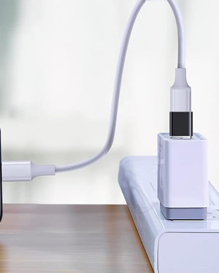USB C Adapters 4 Pack, USB C to USB 3.0 OTG Adapter, Micro USB to USB C Adapter Compatible with MacBook Pro, Samsung Galaxy, Smartphones, Laptop, PC, in Car and More