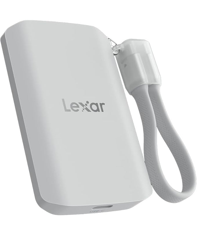 Lexar 2TB ES5 Magnetic External SSD, Up to 2000MB/s, Compatible w/MagSafe, USB-C Smartphones, iPhone 15/16 or Above, PC, Mac, Supports Apple ProRes & Samsung Pro Video, Silver (LES5XXX002T-RNWNU)