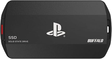 BUFFALO External SSD 1.0TB Officially Licensed Product, Compatible with PS 5 / PS 4 Consoles - USB3.2 Gen2 Type A and C - Portable Anti Shock IP55 Dust and Water Resistant SSD-PHO1.0U3B