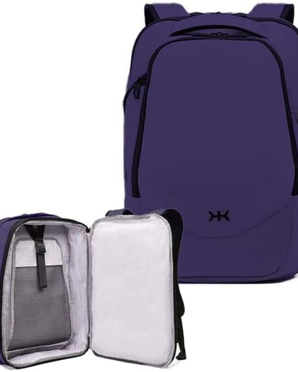 Knack Small Series 2 Laptop Backpack Fits up to 16 Inch Laptops - Knack Bags Carry-On Backpack, TSA Approved, Expandable Travel Backpacks With 2 Day Outfit Capacity, Berry Blue