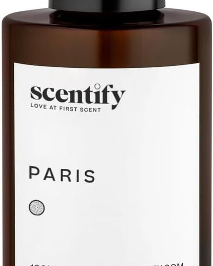 Scentify Paris Aroma Oil Refill Scent for Oil Diffusers - Berry, Floral, Amber, Powdery Scents - Luxurious Relaxing Aromatherapy Diffuser Fragrance 100ml, 3.38 oz