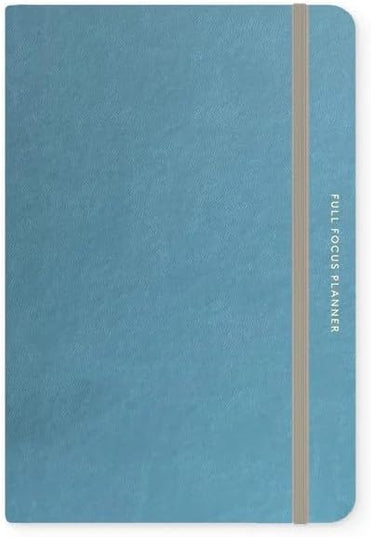 Full Focus French Blue Vegan Leather Planner by Michael Hyatt - The #1 Daily Planner to Set Annual Goals, Increase Focus, Eliminate Overwhelm, and Achieve Your Biggest Goals - Hardcover