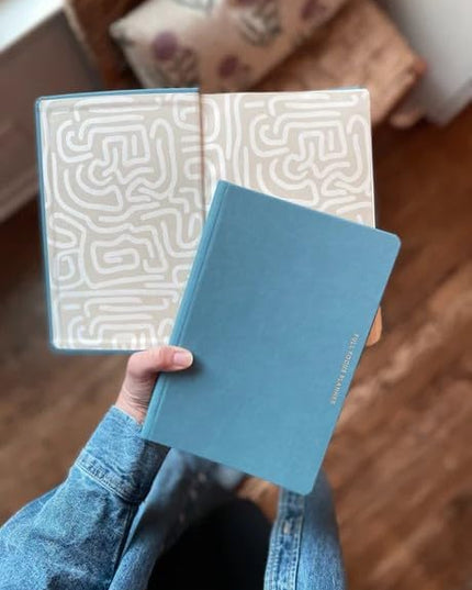 Full Focus French Blue Vegan Leather Planner by Michael Hyatt - The #1 Daily Planner to Set Annual Goals, Increase Focus, Eliminate Overwhelm, and Achieve Your Biggest Goals - Hardcover