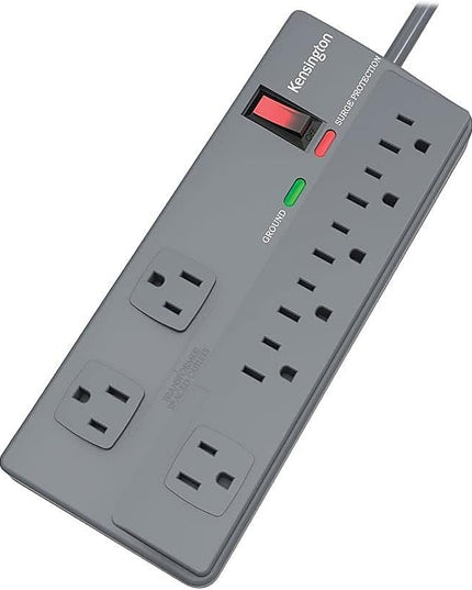 Kensington Guardian 8-Outlet, 6-Feet Cord, & 1080 Joules Premium Surge Protector (K38218NA)