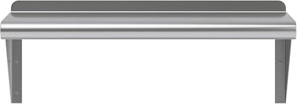 AmGood 24" Long X 10" Deep Stainless Steel Wall Shelf | NSF Certified | Appliance & Equipment Metal Shelving | Kitchen, Restaurant, Garage, Laundry, Utility Room