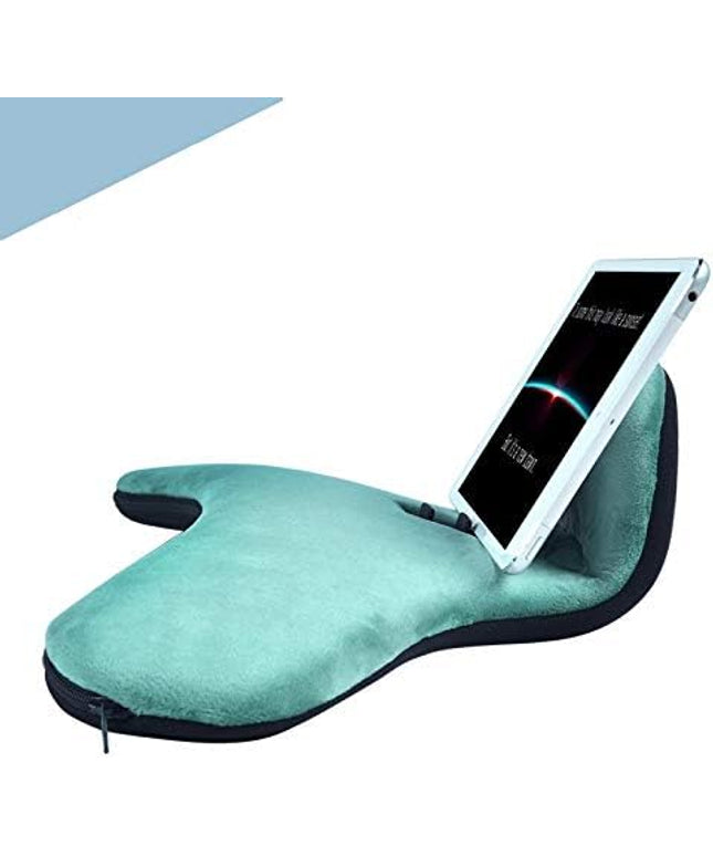 OKATOPGEAKO Phone Wrist Support/Soft Pillow Stand/2021 New Multi-Angle Tablet Stand/Phone Holder/Pillow Lap Pad Stand,for Ipad,Phones,Tablets, Ereaders,Books(Malachite-Green)