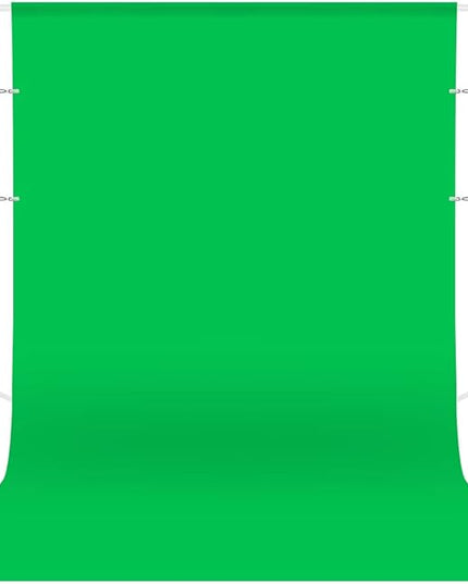 GFCC Green Screen Backdrop Background - 7x10FT Photography Backdrop Photo Background Screen for Video Recording Greenscreen Picture Photoshoot