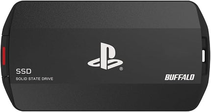 BUFFALO External SSD 4.0TB Officially Licensed Product, Compatible with PS 5 / PS 4 Consoles - USB3.2 Gen2 Type A and C - Portable Anti Shock IP55 Dust and Water Resistant SSD-PHO4.0U3B
