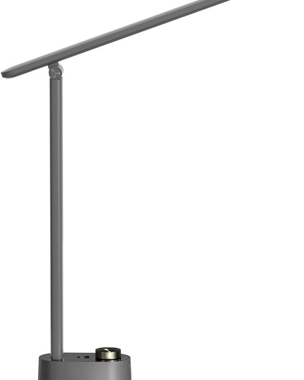 Honeywell HWT-H01 LED Desk Lamp Stepless Dimmable Table Lamp with USB A+C Dual Charging Port Eye-Caring Foldable Desk Light with 3 Color Modes for Home Office Bedroom Reading Study Sunturalux (Gray)