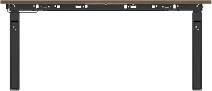 DEZCTOP Revon Pro Electric Standing Desk, 59" x 31.5" Large Work Surface, Height Adjustable (27.6"-47.2"), Sturdy Keel Frame, with Magnetic Modular System, Anti-Collision, Walnut for Home Office