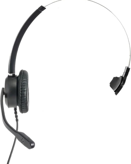 Spracht Wired Headset for Desktop Phone | Single Ear Universal Headset for Office Telephones | Mono Head Set with Microphone - Works with Polycom Digium Nortel Yealink Grandstream Cisco Zum RJ9
