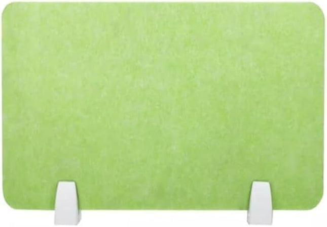 Desk Privacy Screen Soundproof Partition Clip – Vertical Divider for Classroom Library Office Decor (Green 60x30cm) Enhance Focus & Productivity