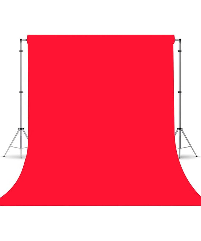 Red Photography Backdrop for Photoshoot, Photo Backdrop Curtain, Perfect Red Backdrops for Party Portrait Photoshoots Video Studio 10FTx10FT