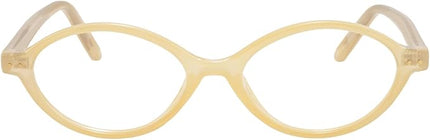 TIJN Olisa Blue Light Blocking Glasses for Women Men,Oval Glasses Frame Bluelight Glasses for Gaming/Computer/Screen