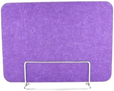 Soundproof Desk Partition,Acoustic Desk Privacy Divider 2 Pack Purple 30X100Cm Freestanding Noise Reducing Panel for Table Standing Soundproof Desktop Office and Classroom Pri,Purple,30X90Cm