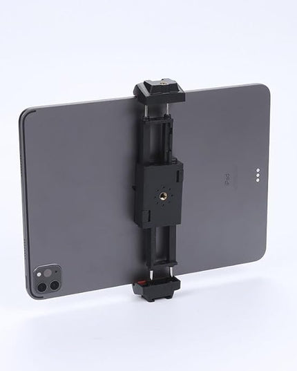 Kado Metal Portable Monitor Stand Tripod, 100x100mm 75x75mm Wall/Arm Mount Adapater Bracket Plate, 360° Ball Head and 1/4" Screw Compact for Phone, Tablet, Projector, Camera and Webcam