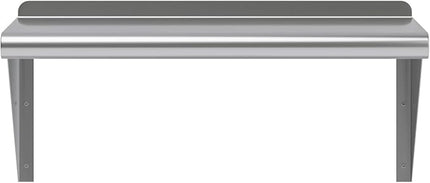 AmGood 24" Long X 12" Deep Stainless Steel Wall Shelf | NSF Certified | Appliance & Equipment Metal Shelving | Kitchen, Restaurant, Garage, Laundry, Utility Room