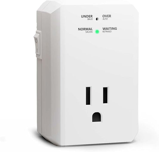 BSEED Single Outlet Surge Protector, Small Surge Protector Wall Tap with Ground Protected Light Indicators for Refrigerators, PC, TV and Home Appliances, 15A, 1875W, 120V, 1 Pack