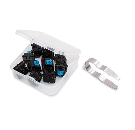 Cherry MX Blue Key switches (10 Pieces)- MX1AG1NN | Plate Mounted | Tactile Switches for Mechanical Keyboard