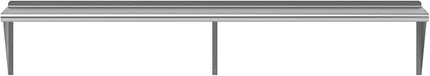 AmGood 72" Long X 14" Deep Stainless Steel Wall Shelf | NSF Certified | Appliance & Equipment Metal Shelving | Kitchen, Restaurant, Garage, Laundry, Utility Room