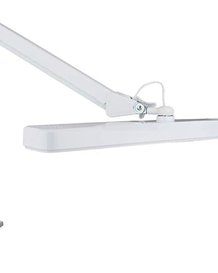 Neatfi XL 2,500 Lumens LED Task Lamp, 22 Inches Wide, 30W, 162 Pcs SMD LED, Eye-Caring, Desk Light with Clamp for Home, Office, and Study Room (Non-CCT, White)