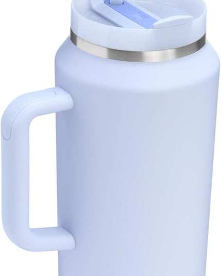 STANLEY Quencher H2.0 Tumbler with Handle and Straw 64 oz | Flowstate 3-Position Lid | Large Capacity for Travel & Sports | Insulated Stainless Steel Cup | BPA-Free | Dew Drop