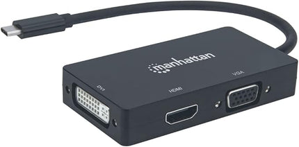 Manhattan USB-C 3-in-1 Multiport A/V Converter
