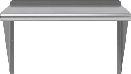 AmGood 24" Long X 24" Deep Stainless Steel Wall Shelf | NSF | Appliance & Equipment Metal Shelving | Kitchen, Restaurant, Garage, Laundry, Utility Room
